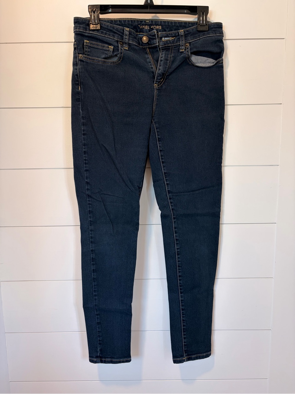Michael Kors Navy Skinny Jeans for Women